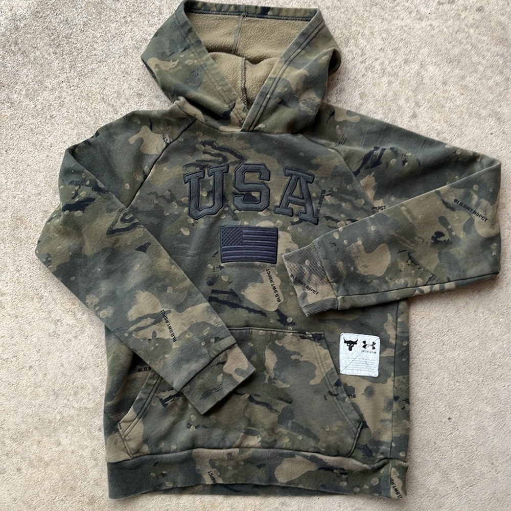 Under Armour x Project Rock USA Camo Hoodie